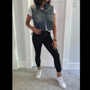 Jean Cropped Vest